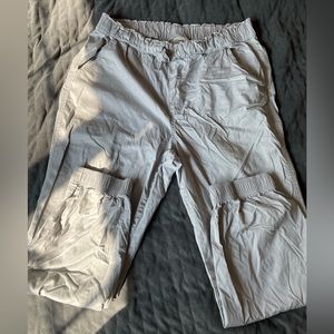 SOLD- Silver colored joggers